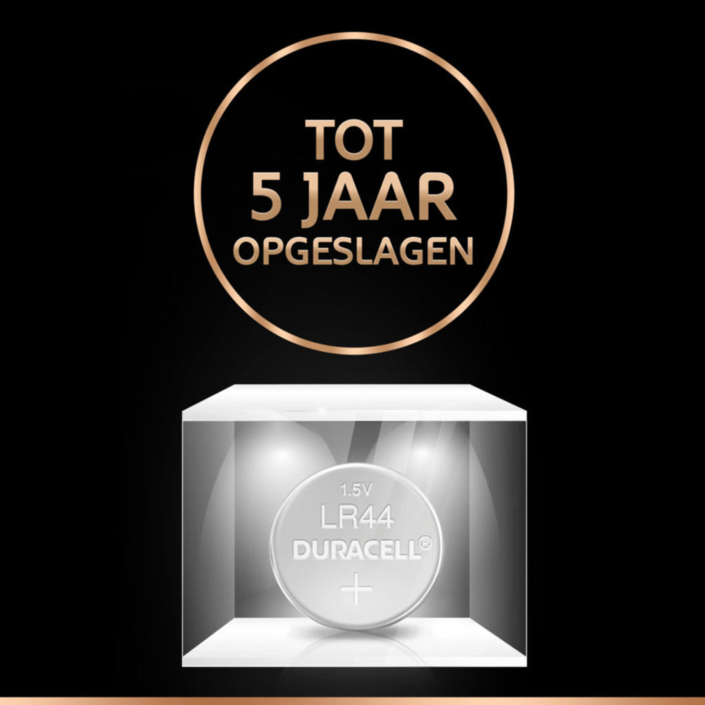 Duracell knoopcel batterij - lr44 - 4 batterijen