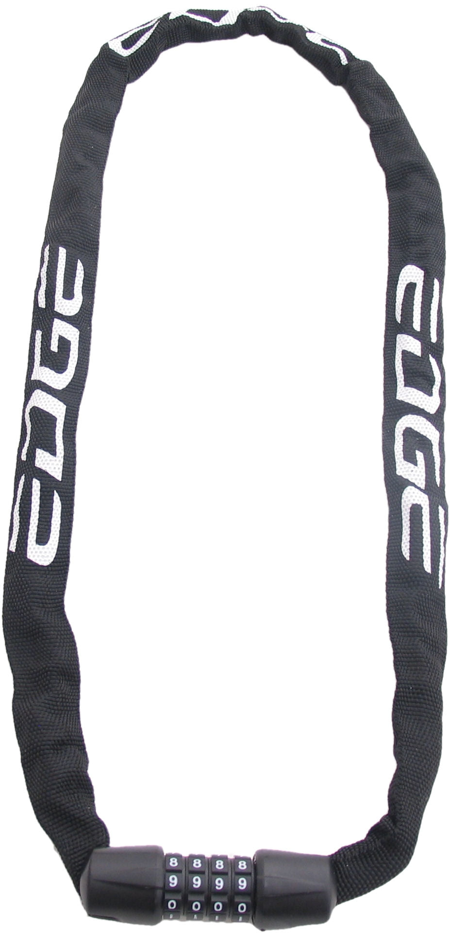 Edge Web Racer 90 cm Kettenschloss mit Code – schwarz