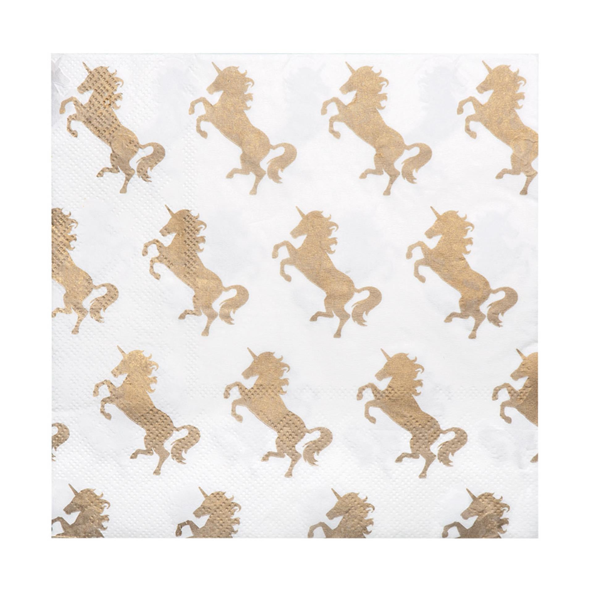 Boland papieren servetten unicorn 33x33cm