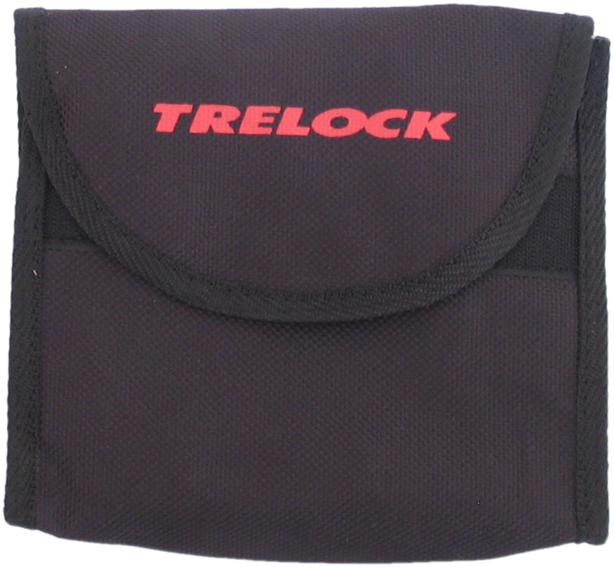 Trelock RS430 Ringschloss mit abnehmbarem Schlüssel, inklusive ZR355-100cm Steckkette und Aufbewahrungstasche.
