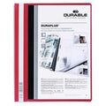 Snelhechter durable duraplus a4+ pvc rood