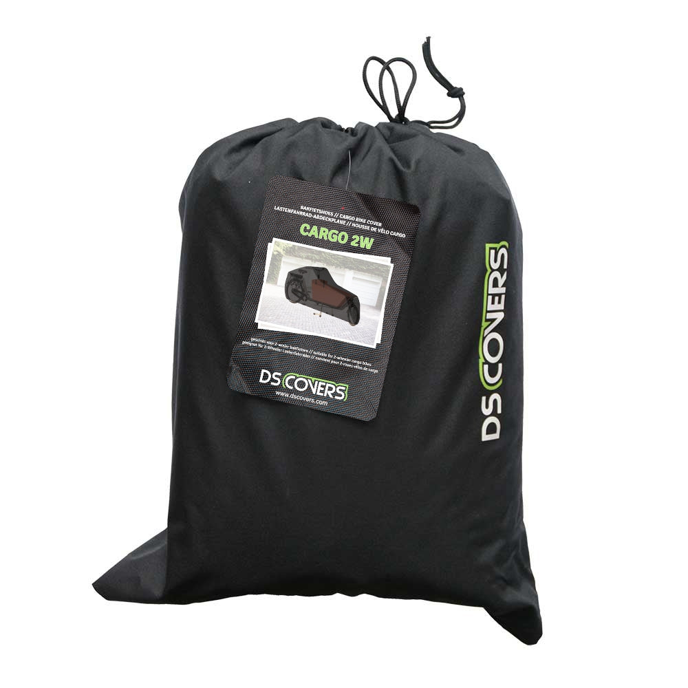 Ds covers hoes ds cargo bakfiets huif 2 wielen zwart