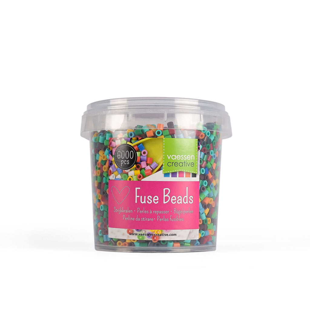 Vaessen creative strijkkralen – naturel – 6000 stuks