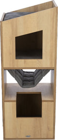 Trixie citystyle - cat tower - bruin grijs - krabpaal - 105 cm