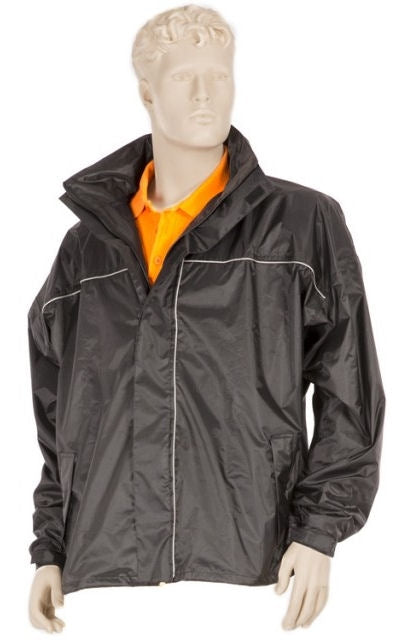 Mirage Raincoat Luxus-Regenjacke – Größe M – Schwarz