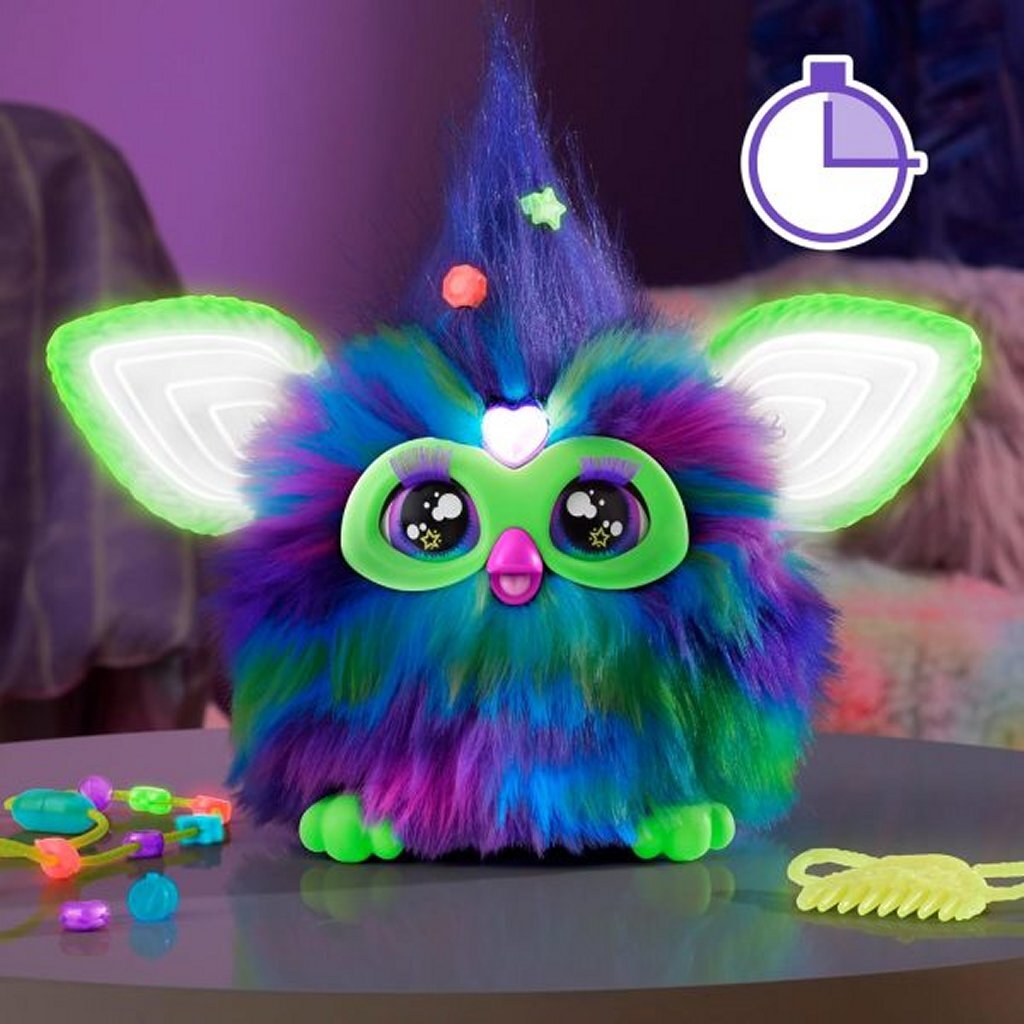 Furby Furby Aurora Borealis glüht in Dunkeln + Licht und Ton
