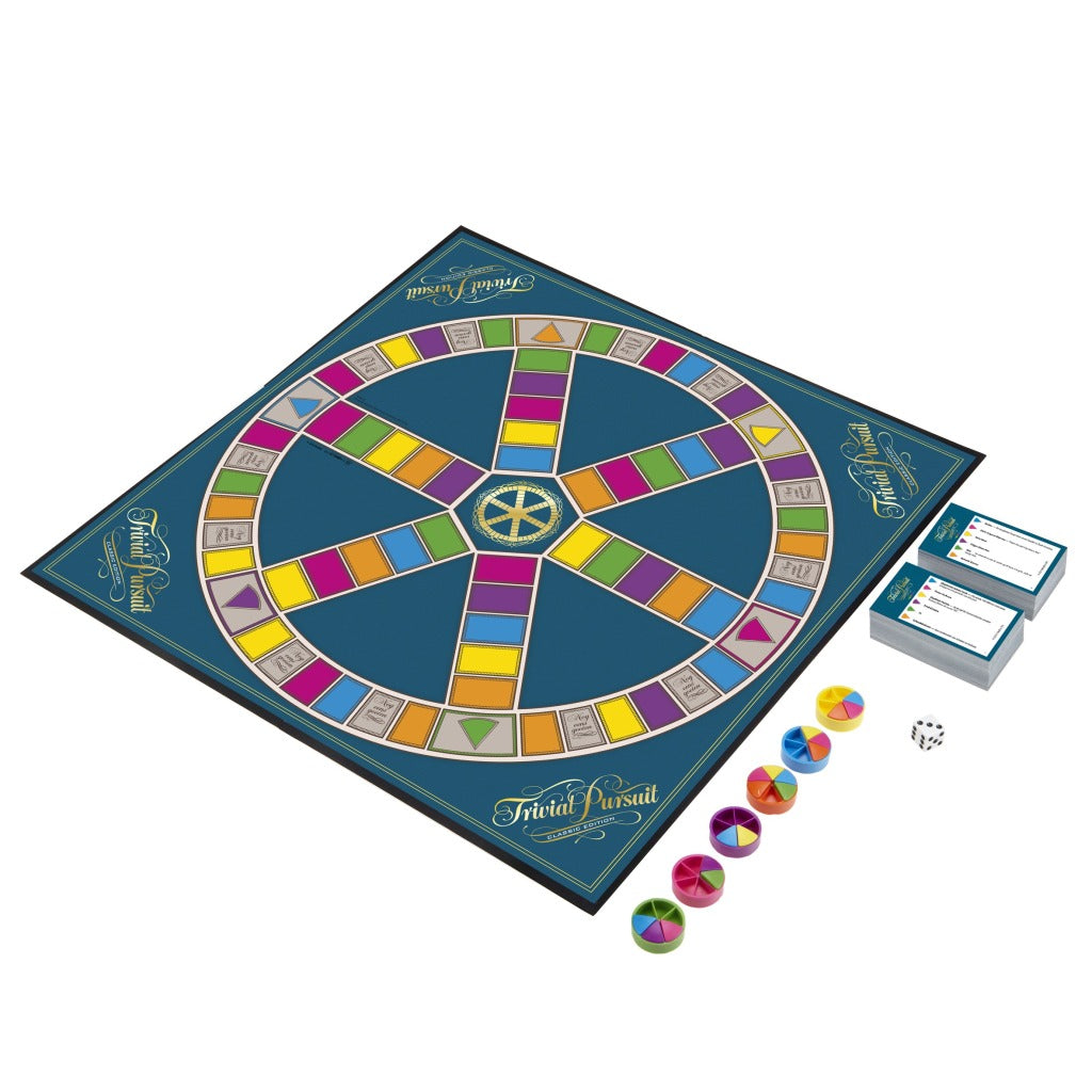 Hasbro gaming hasbro trivial pursuit classic