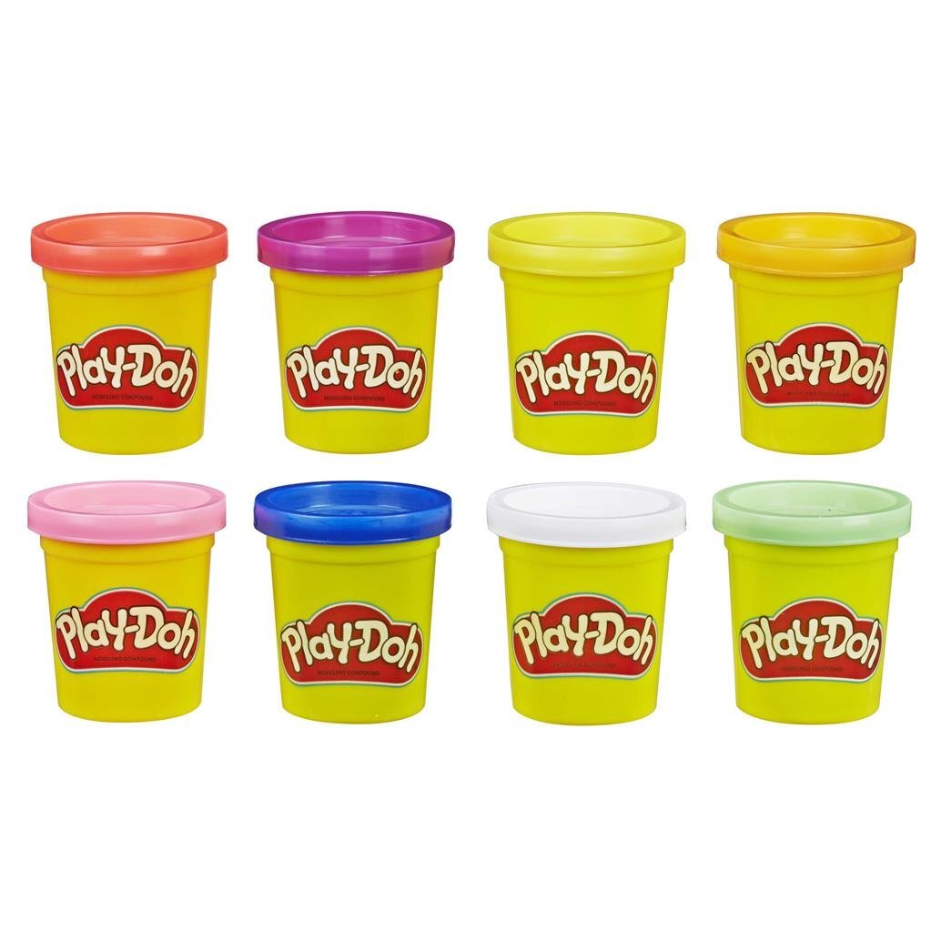 Play-Doh in Regenbogenfarben, 8 Töpfe Knete