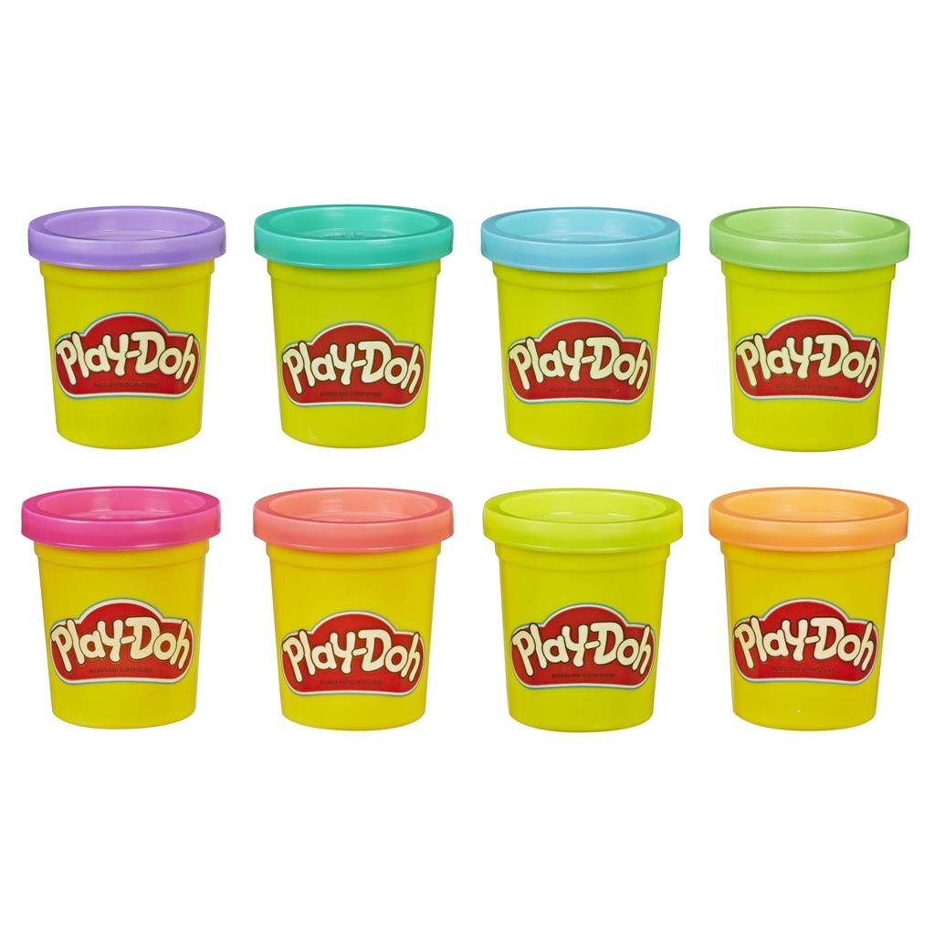 Play-Doh in Regenbogenfarben, 8 Töpfe Knete