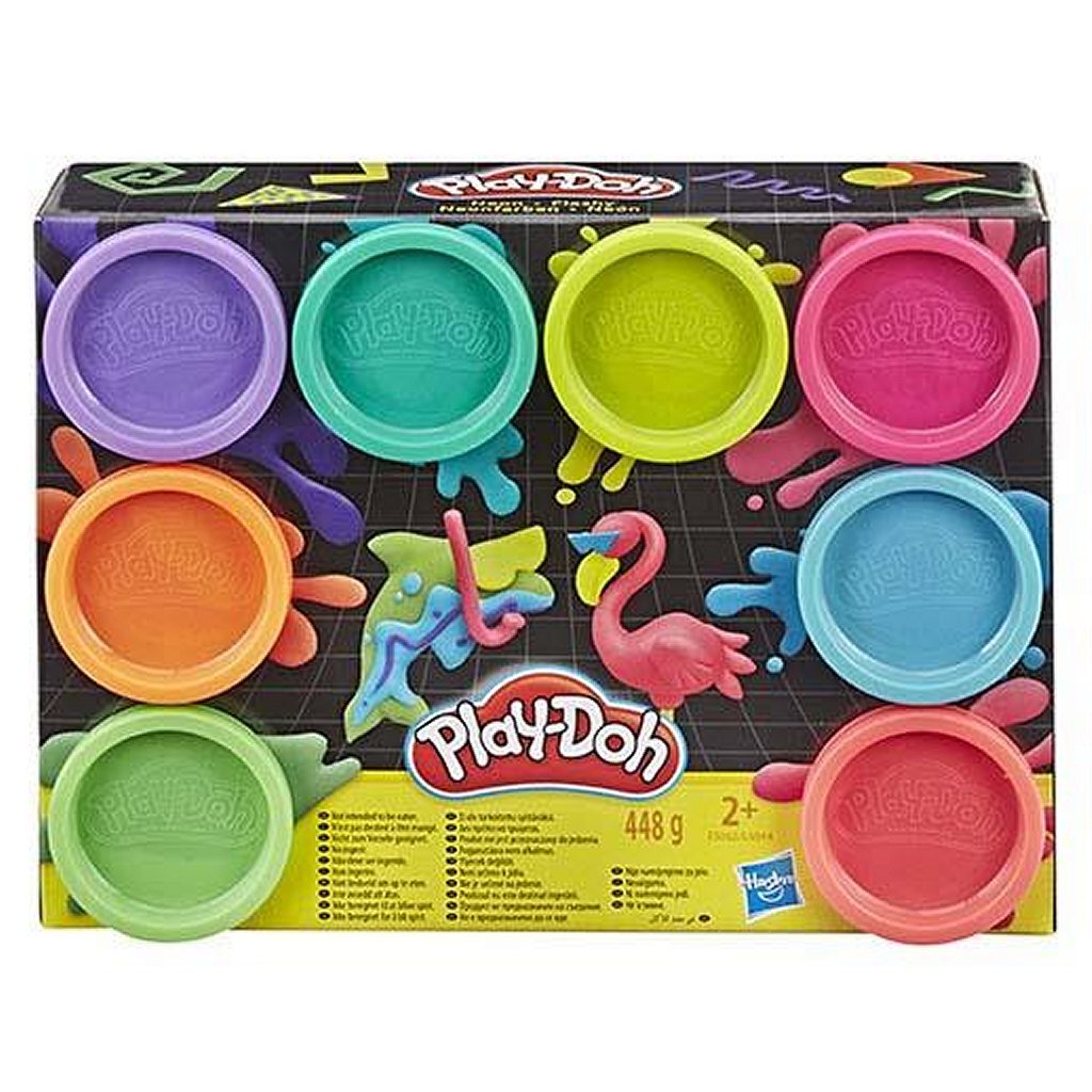 Play-Doh in Regenbogenfarben, 8 Töpfe Knete