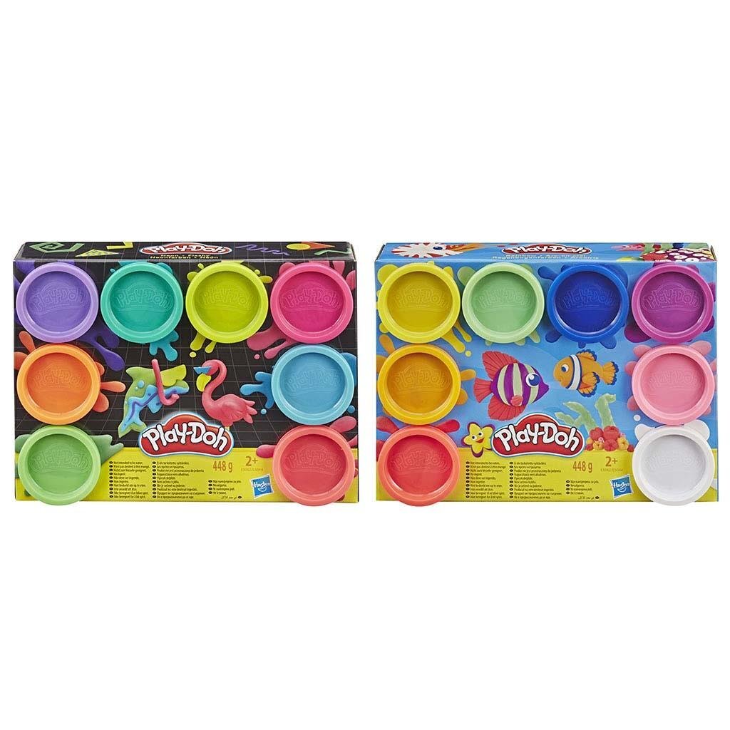 Play-Doh in Regenbogenfarben, 8 Töpfe Knete