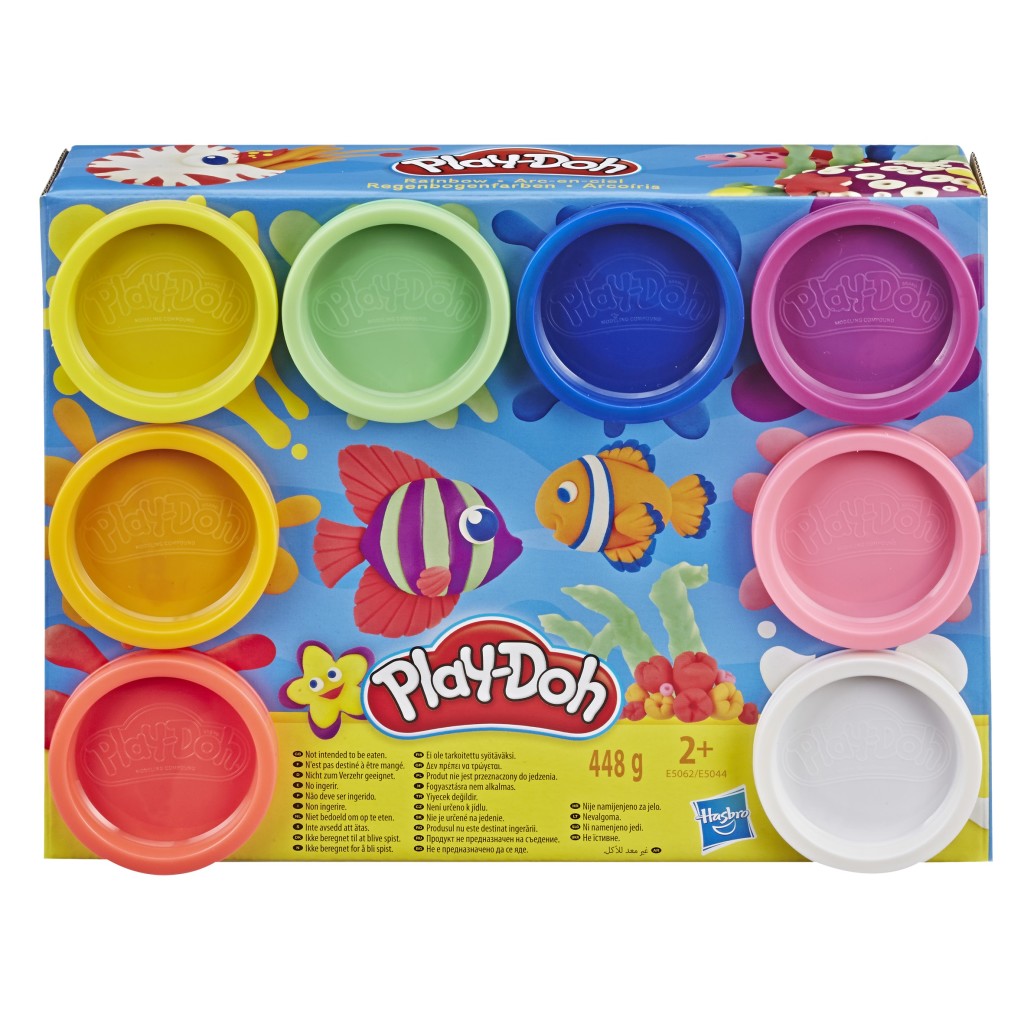 Play-Doh in Regenbogenfarben, 8 Töpfe Knete