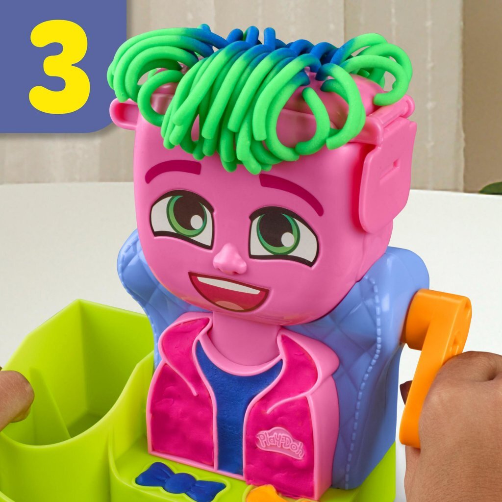 Play-doh hair stylin salon