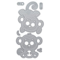 Tonic studios • wild about zoo die set monkeys