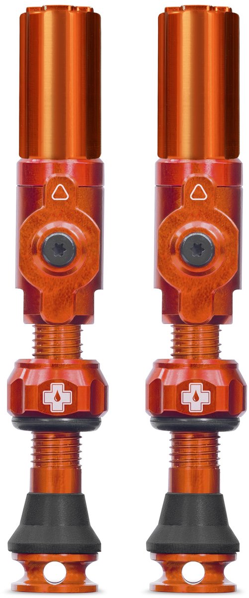 Muc-off tubeless ventiel set 60mm oranje