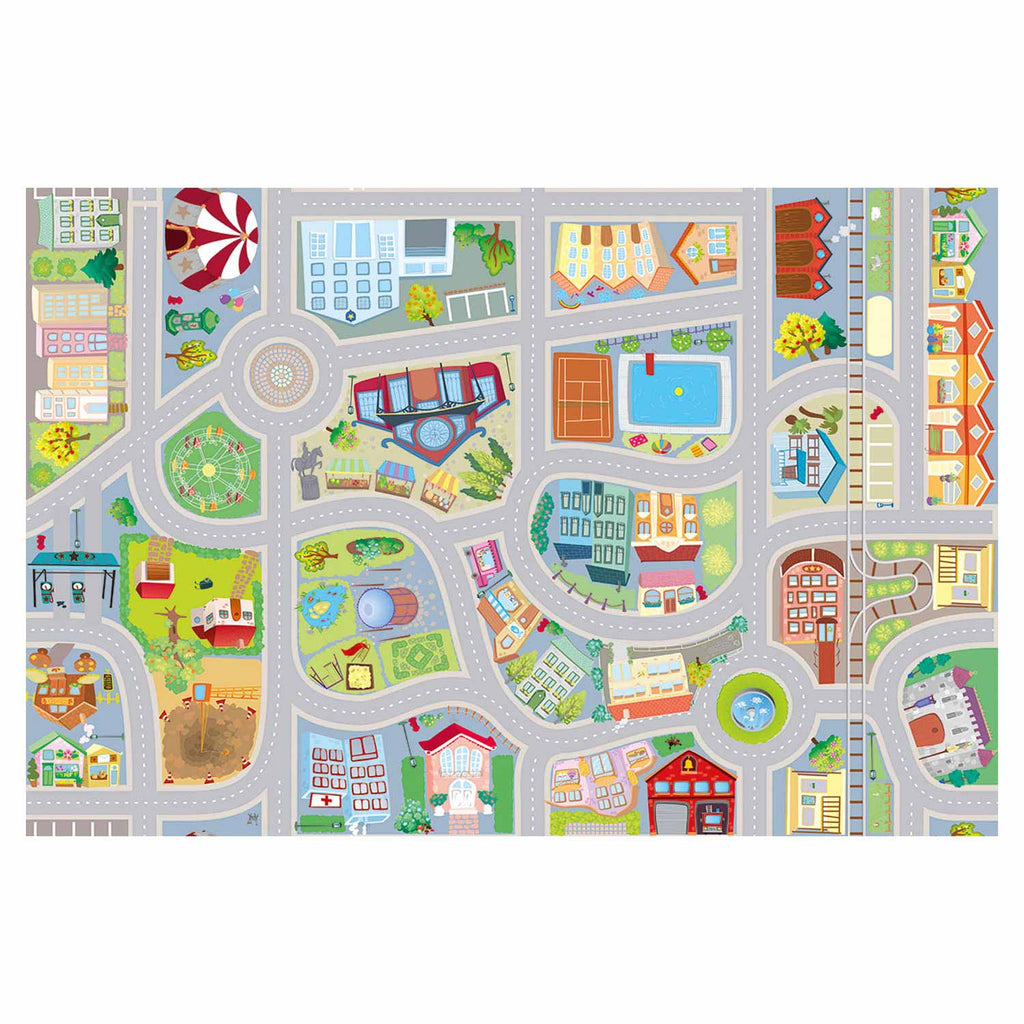 Spielmatte City Roll über Junior 100 x 150 cm PVC