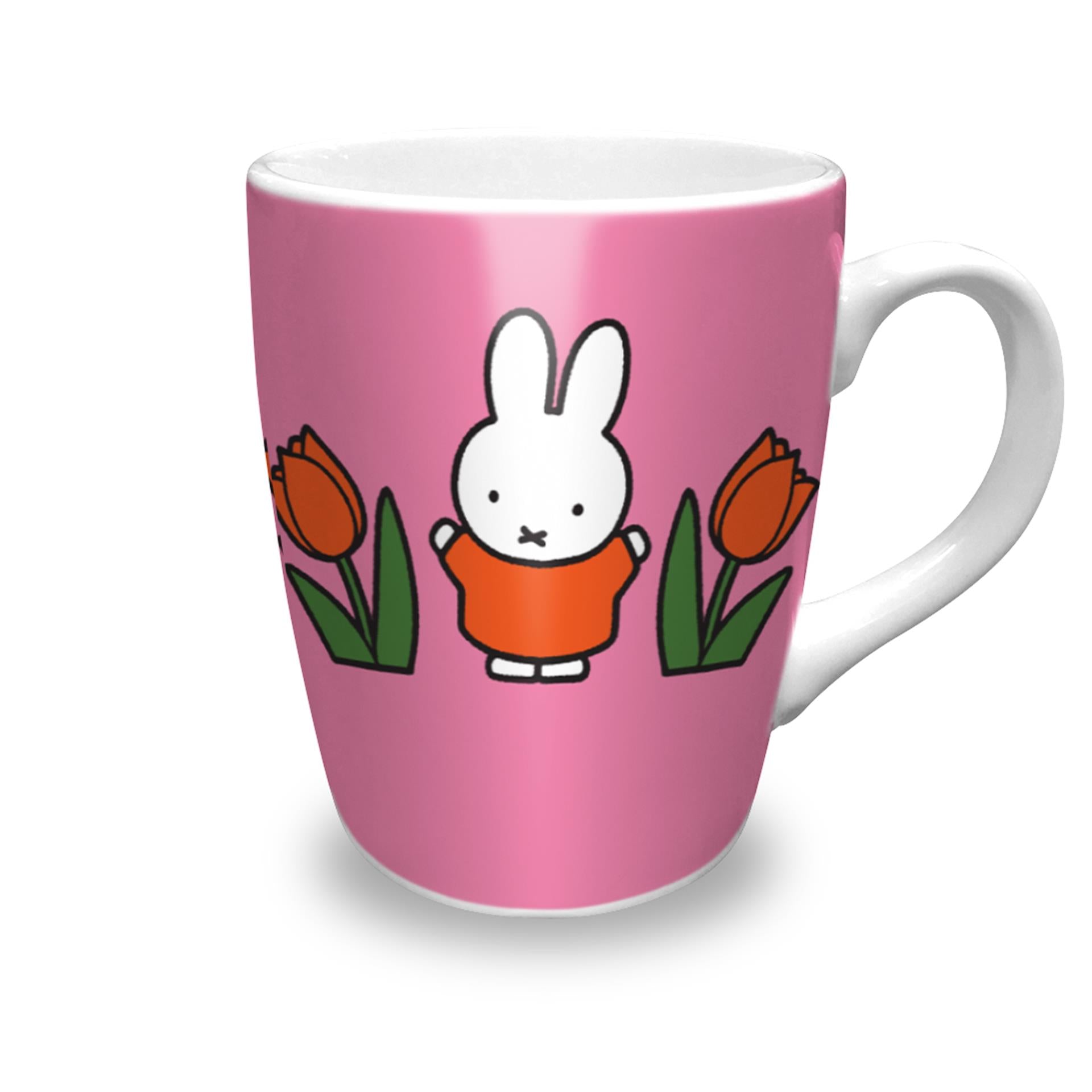 Nijntje mok relax tulpen roze