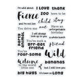 Tonic studios • stamp set wild about zoo
