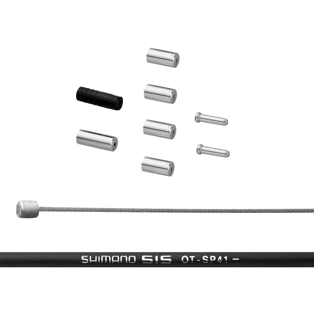 Shimano Race Schaltzugset aus Edelstahl – schwarz