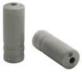 Elvedes PVC-Kabelendkappen, 4,3 mm, silberfarben, 150 Stück im Glas