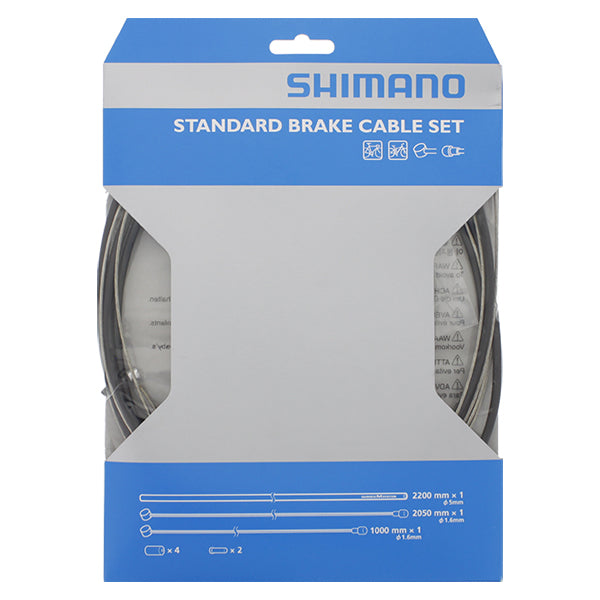 Shimano remkabelset road mtb br.cab.set shim. road mtb black