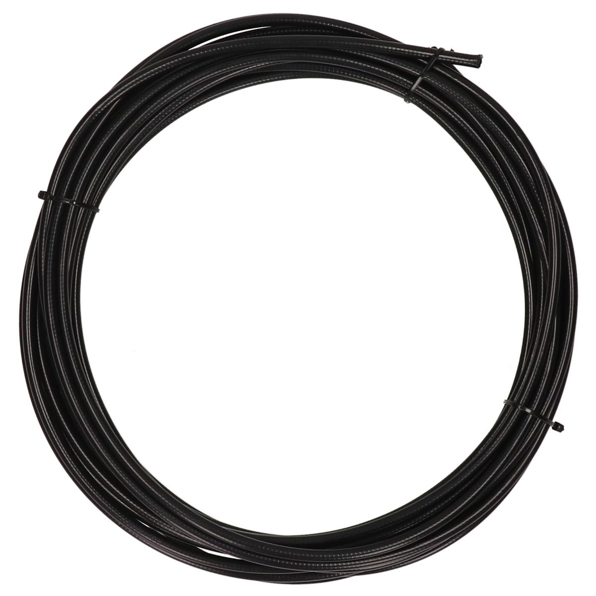 Edge rem buitenkabel ø5mm 10 meter met teflon voering - zwart