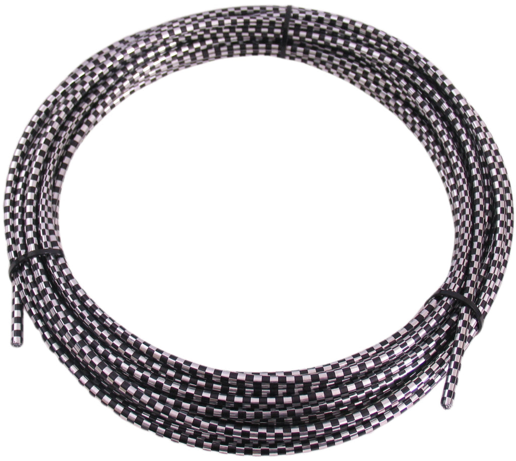 Elvedes Bremszugaußenhülle mit Teflonbeschichtung ø5,0 mm 10 Meter - schwarz verchromt (Rolle)