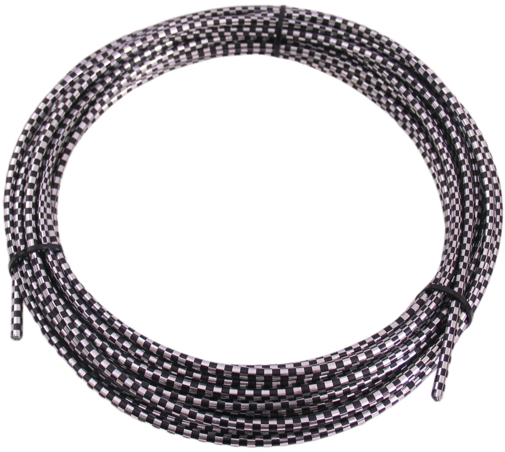 Elvedes Bremszugaußenhülle mit Teflonbeschichtung ø5,0 mm 10 Meter - schwarz verchromt (Rolle)