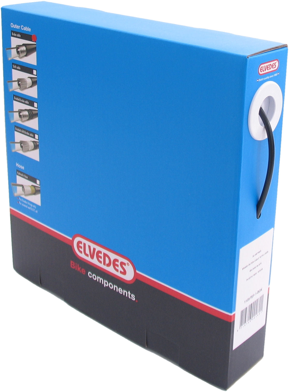 Elvedes 5,0 mm schwarzes Außenkabel
