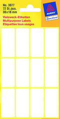 Kangaro etiket wit 38x18mm pak a 10 stuks