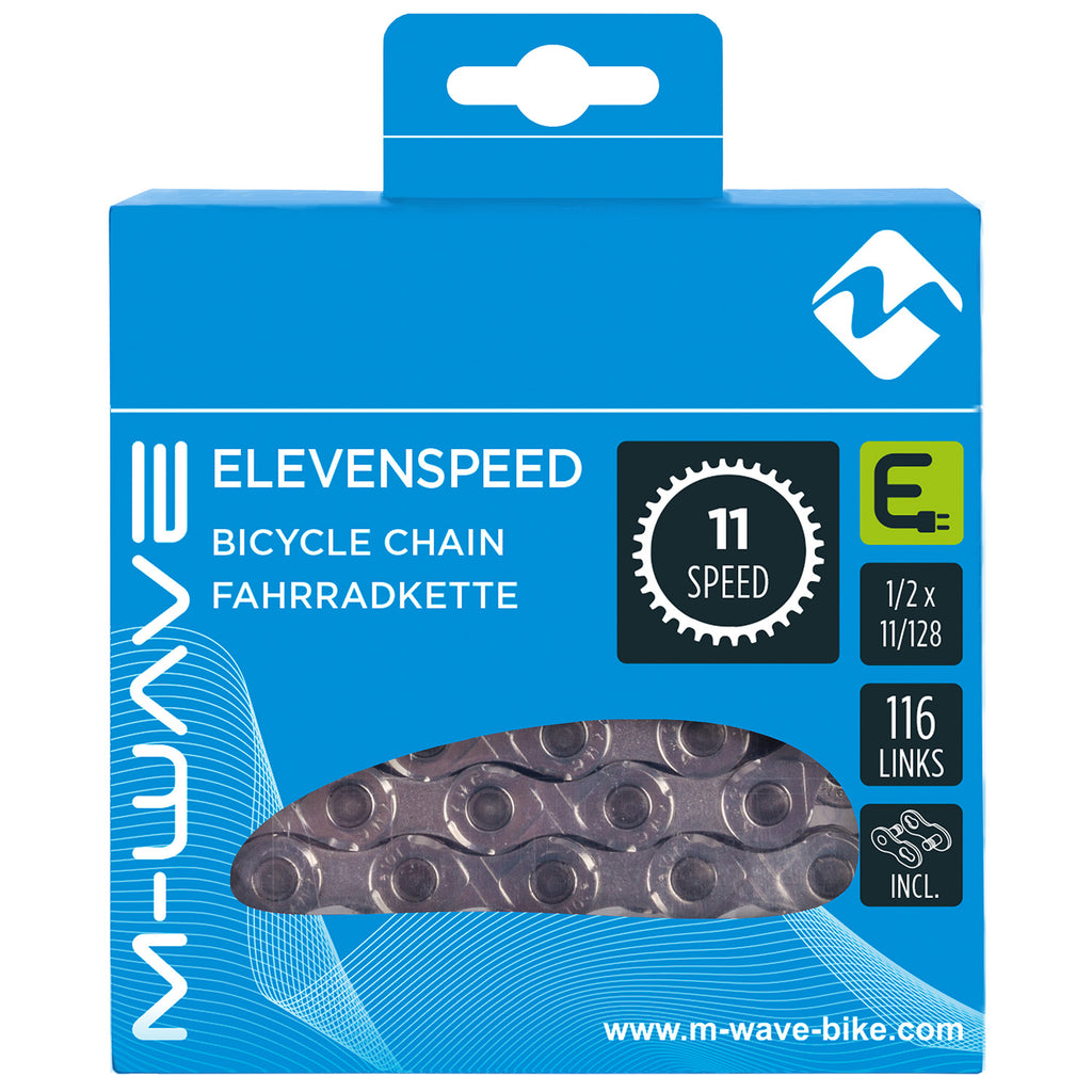 M-Wave-Kette, 11-Gang-E-Bike, 1 2x11 128 116L grau