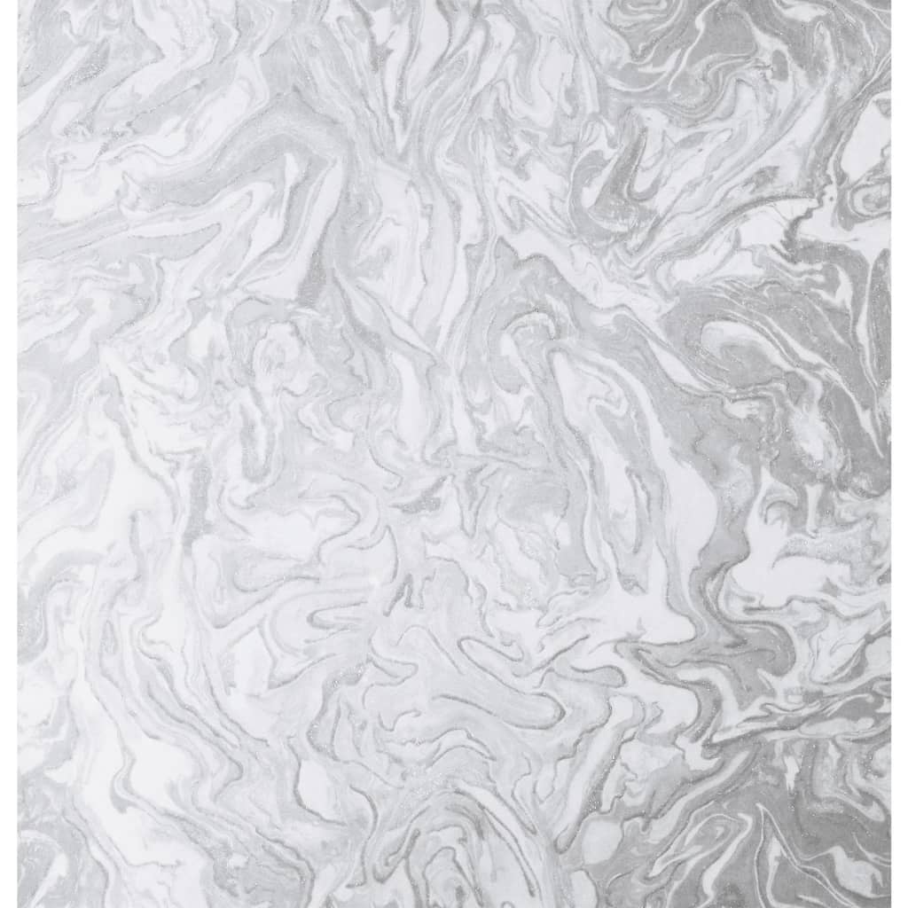 DUTCH WALLCOVERINGS Tapete Flüssigmarmor Grau