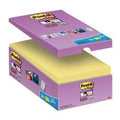 Post-it® zelfklevende notes post-it 16 x 90 vel 76 x 127 mm blanco kanariegeel
