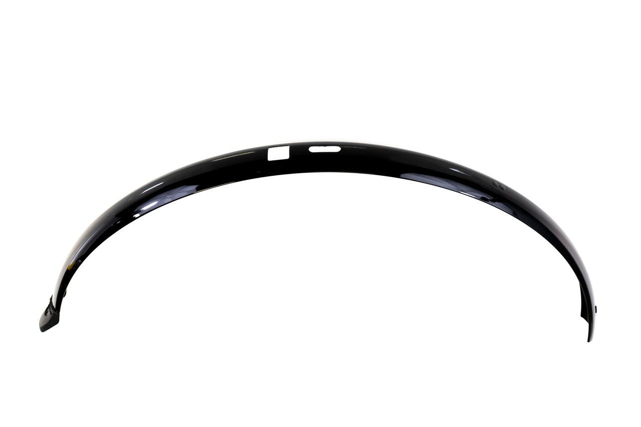 Gazelle achterspatbord b50g r381 met kabelgeleider - glanzend zwart