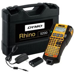 Dymo rhino 5200 labelprinter | industriële labels | draagbare, robuuste labelprinter voor professionals in laagspanning, elektro en mro
