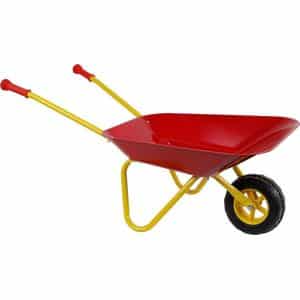 Playfun Metallschubkarre rot