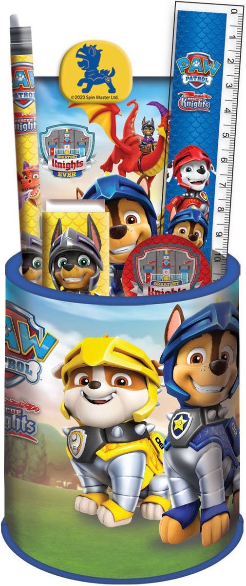 Paw Patrol Schreibtischset, 7-teilig.