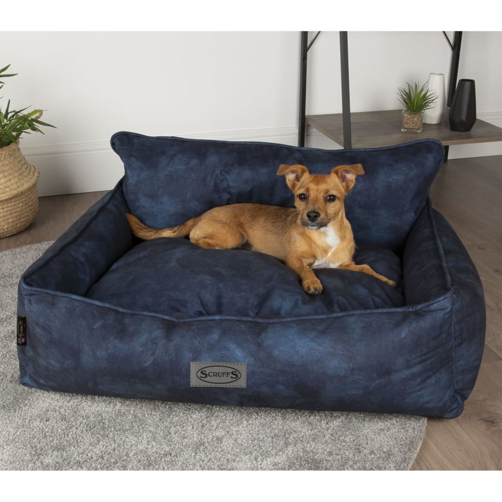 Scruffs Tramps Kensington Hundekorb, Größe M, 60 x 50 cm, Marineblau