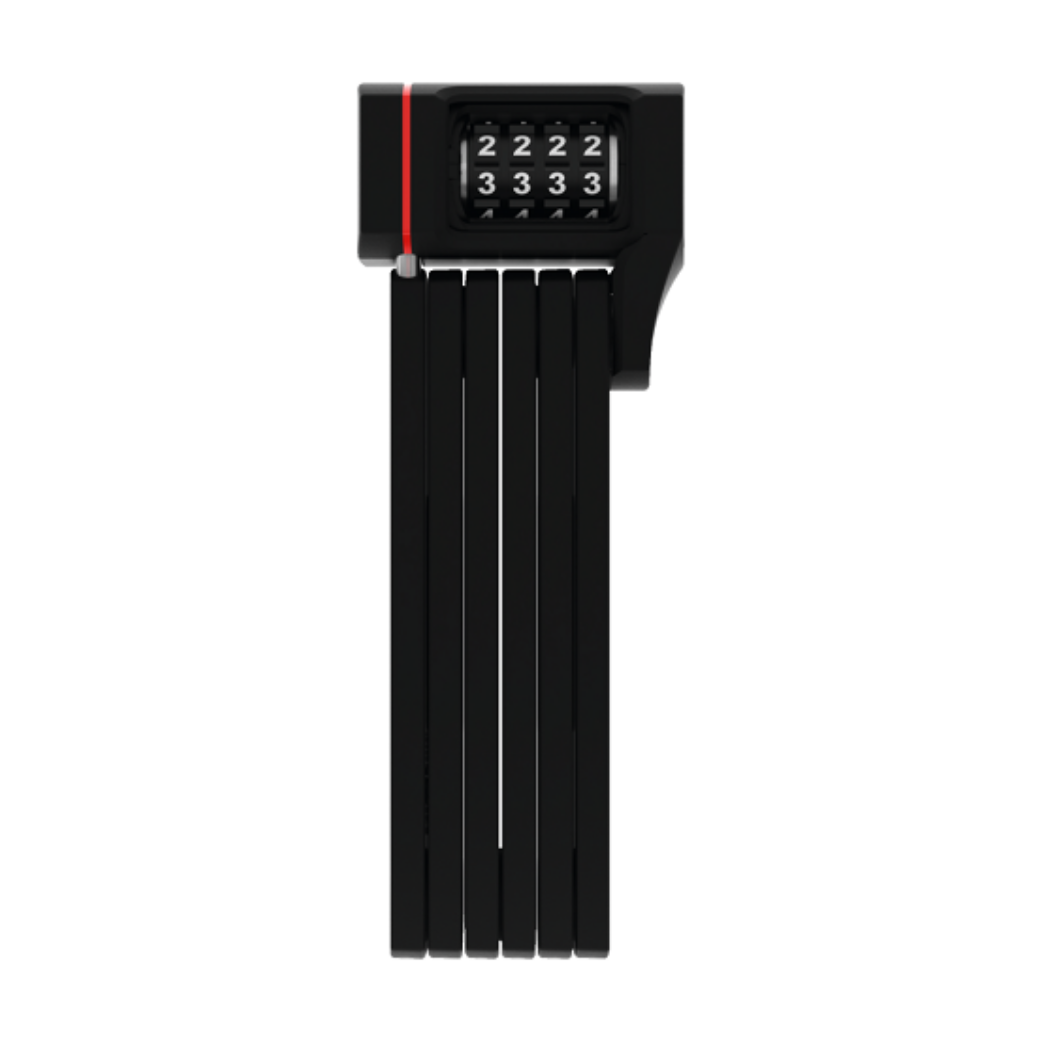 Abus Klappschloss Bordo Ugrip Combo 5700C 80 Sh (inkl. Schlosshalter) Schwarz.