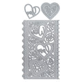 Tonic studios • mini slimline die set love hearts