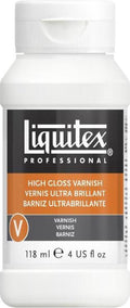 Liquitex 126604 professional hoogglans vernis 118 ml – acrylvernis, transparant, uv-bestendig, duurzaam, hoogglans - high gloss vernis