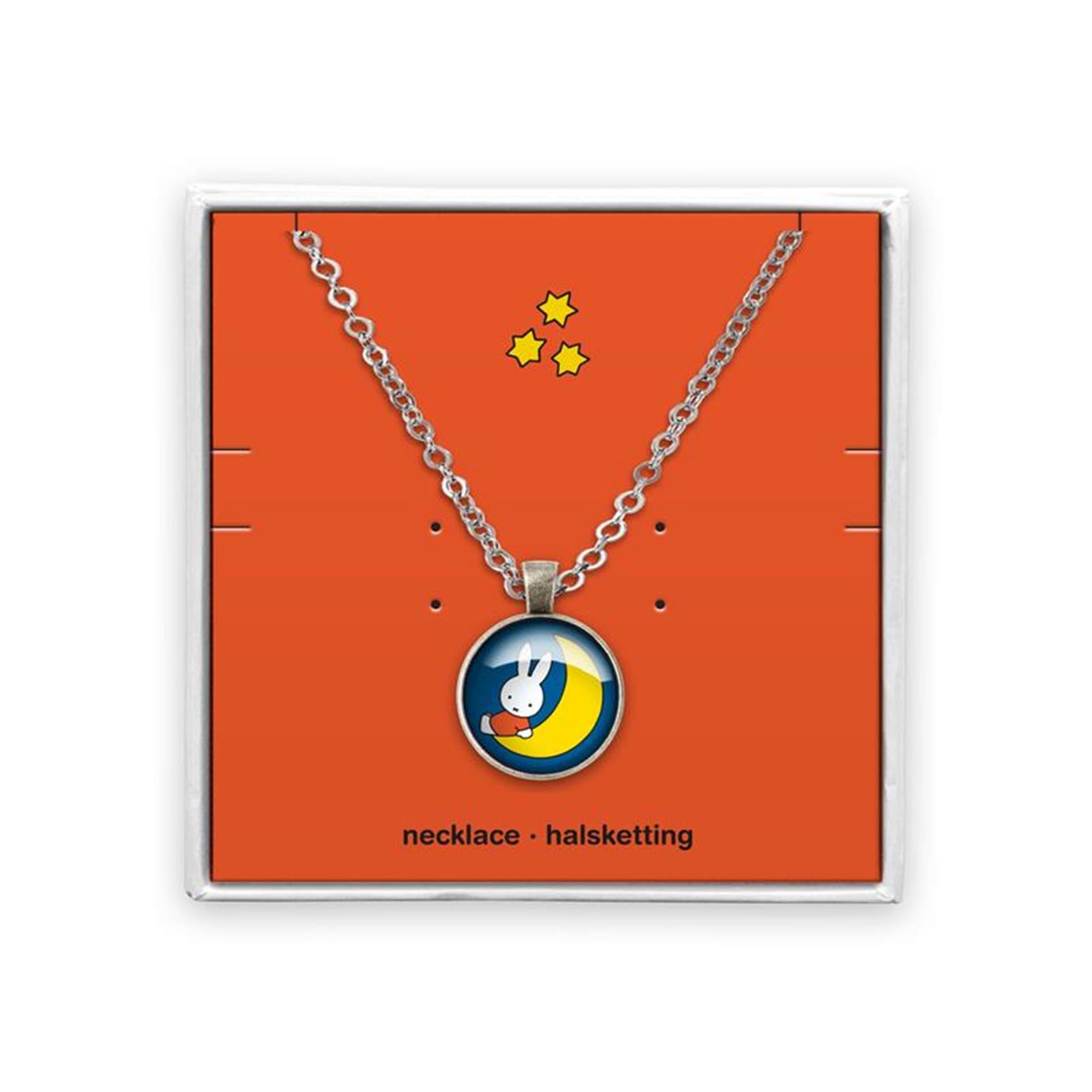 Nijntje halsketting op de maan in cadeaudoosje