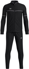 Under armour ua b challenger tracksuit-blk jongens trainingspak - zwart - wit