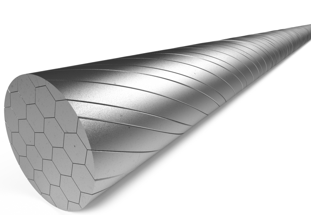 Elvedes schakelbinnenk 2250mm (50) RVS N-nippel 2021056-BOX
