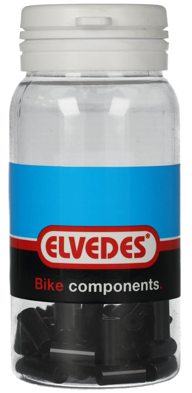 Elvedes kabeleindhoedjes voor ot-rs900 van ø3,65 to ø5.5mm x 12mm - zwart (50 stuks)