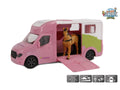Kids Globe Pferde-LKW, Druckguss, rosa