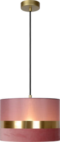 Lucide extravaganza tusse - hanglamp - ø 30 cm - 1xe27 - roze