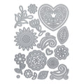 Tonic studios • die set folksy floral embellishment