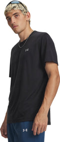 Under armour ua velociti ss-blk heren sportshirt - zwart - reflecterend xxl