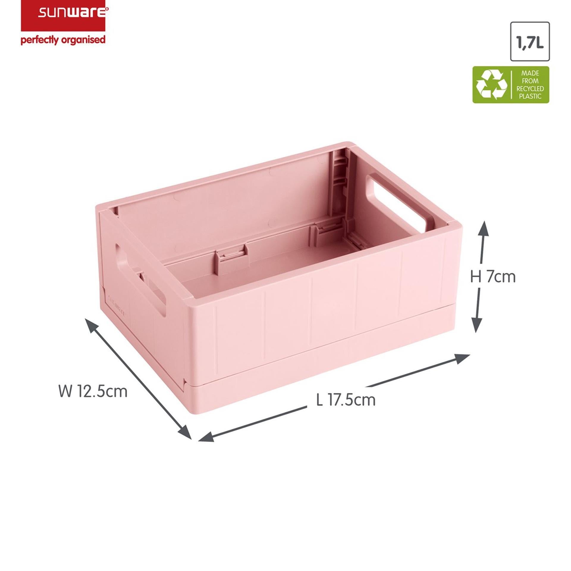 Sunware sigma home vouwkrat 1,7l roze